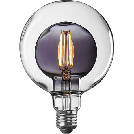 Ampoule décorative, ampoule e27 - Ampoule double verre bleu - Globe double verre - G125 - Puissance: 4W - Pratique (1/5)