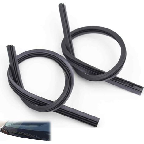 1 x Balai d'essuie-glace, armature métallique, largeur de bande 6 mm ou 8 mm, longueur bras 350 à 700 mm, pour véhicules à structure squelettique (1/5)