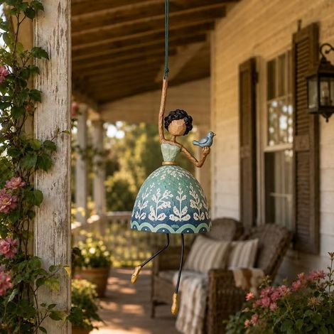 Fun New Whimsical Dancing Lady Hanging Ornaments - Dancing Lady Hanging Ornaments - D -