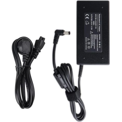 19,5V 120W avec câble Compatible avec Les Téléviseurs Sony Bravia 60’’ 55’’ 50’’ 49’’ 48’’ 43’’ 42’’HDTV KD65XF7002 KD55XG7002AB KDL-55W829B KDL55W807B KDL55W800C KDL-50W809C KD49XG7002 (1/5)