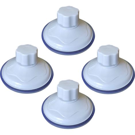 Set di 4/8 ventose per finestre e piastrelle in un unico
