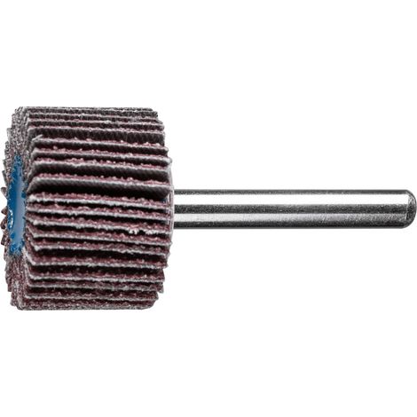 PFERD TOOLS Korund Fächerschleifer F Ø 30x20mm Schaft-Ø 6 mm A40 für Feinschliff und Finish 10 Stk