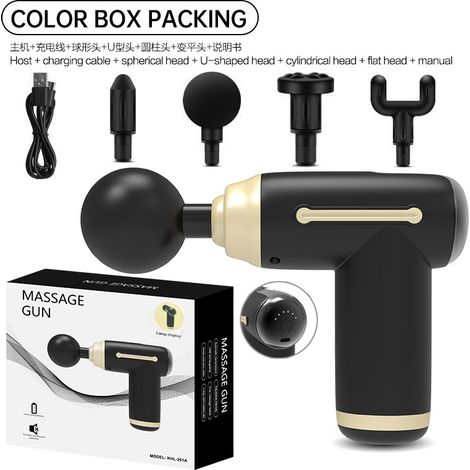 AquaForge Mini-Massagepistole für Muskelentspannung, Fitness sowie Schulter- und Nackenmassage (1/5)