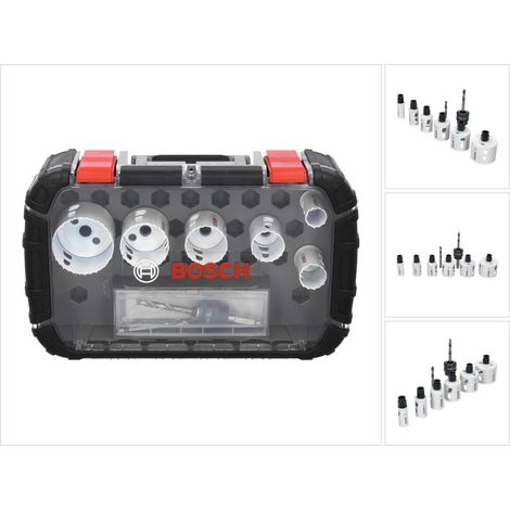 Bosch Progressor for Wood & Metal Elektriker Lochsägen Set 9 tlg. ( 2608594187 ) Bi Metall HSS