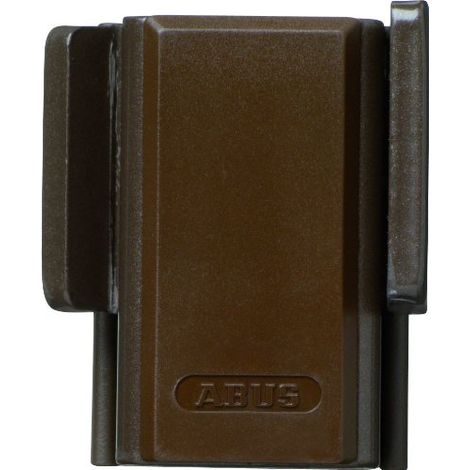 Abus Sw20 Serratura per Finestre, Sistema Antieffrazione, Montaggio Senza Foratura Nell`Anta e Nel Telaio Della Finestra, Livello di Sicurezza: 4, 10452, Marrone (1/4)