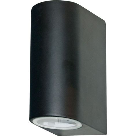 Applique d'extérieur LED 3W & Weranda (Gu10 Led) Ip44 2 flammes noir 3000K IP44 (1/3)