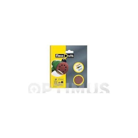 DISCO LIJA VELCRO 8P/115 GR.120 - SAINT GOBAIN