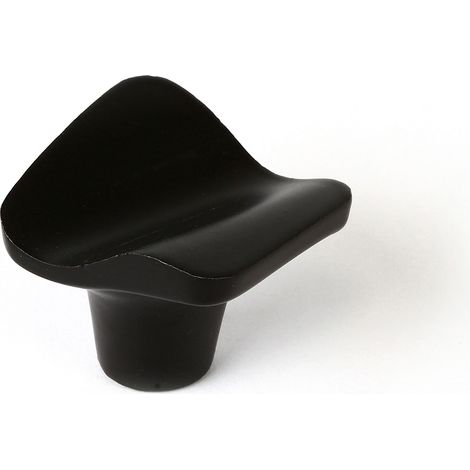 Pomo para Mueble  Estilo Contemporáneo  Fabricado en Zamak  Acabado en Negro Mate  Medidas 323226 mm  Sistema de Fijación  Incluye Tornillos M4  1 Unidad -