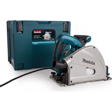 Sega a immersione 1300 W Ø165 mm in valigetta MAKPAC - MAKITA SP6000JSP1 (fornita con binario di guida e morsetto)