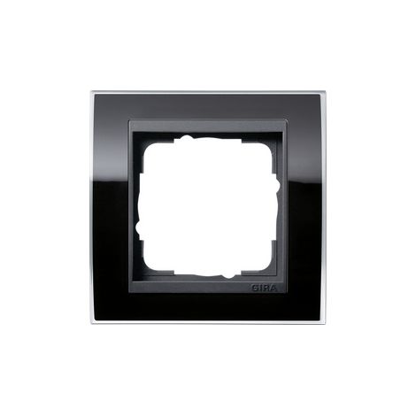 GIRA ABDECKRAHMEN 1FACH KLAR SCHWARZ 0211738