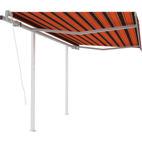 Markise Automatisch Einziehbar mit Pfosten 3,5x2,5 m (1/5)