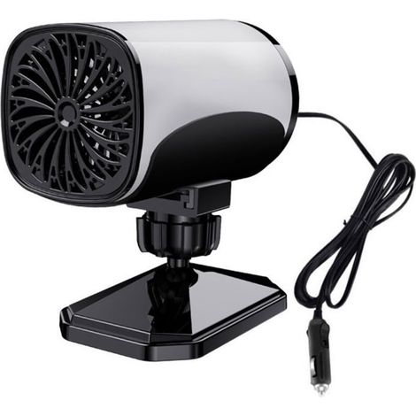 12V Mini Ventilateur De Chauffage, Économie D'énergie Radiateur Soufflant, USB Rotatif Électrique Aéroconvecteur Ventilateur (1/4)