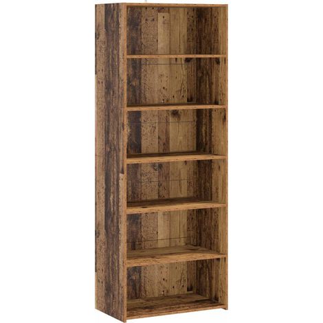 Sideboard Oak Wood 70 x 41 x 185 cm Engineered Wood vidaXL