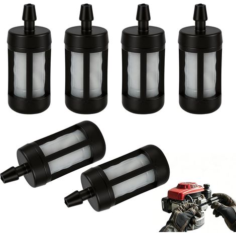 6 Pièces Filtre à Carburant,Filtre A Essence Tracteur Tondeuse,Filtre A Essence Compatible 2 Temps,Remplacement Facile Pour Débroussailleuses,Souffleurs,Générateurs Et Petits Moteurs (1/5)