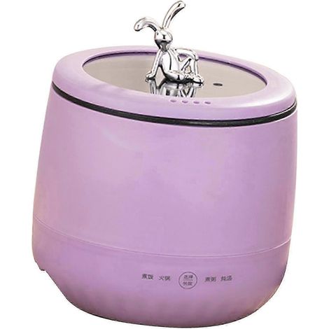 Mini Rice Cooker 1.8l Non Stick Electric Cooker For Soup Porridge Stews Eu Plug 220v Purple (1/5)