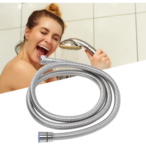 Chauffe-eau, pommeau de douche de salle de bain, flexible, tuyau d'eau antidéflagrant, tête de pulvérisation d'eau chaude et froide, galvanoplastie (1/5)