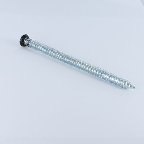 Vis Béton Tête fraisée RED 7.5X120 TORX T30 Acier zingué RAL9005 noir foncé-30 pièces