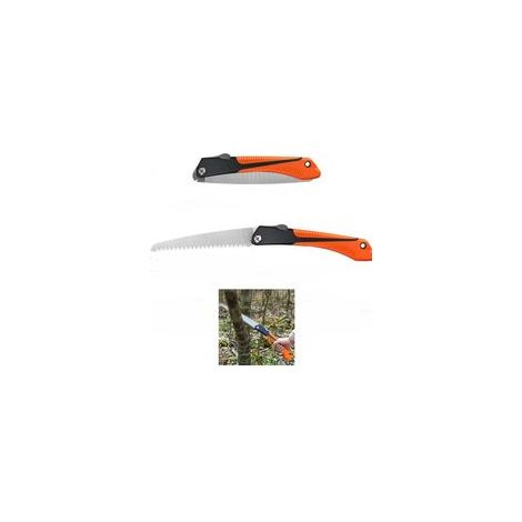 Scie à Elaguer, Scie Pliante à Main, Scie bois, Scie Pliante pour Emondage, Jardinage, Couper Bois, Tuyaux, PVC, Métal Non-ferreux, Usage de Camping (1/5)