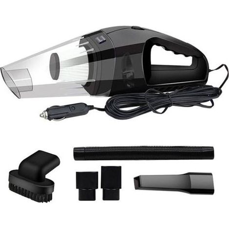 Kabelloser, tragbarer Auto-Staubsauger mit starker Saugleistung (120 W), wiederaufladbarer Akku mit schnellem USB-C-Laden, kompakt und leicht – ideal für Sitze, Teppiche und das Autoinnenraum. (1/5)