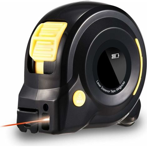 3 in 1.131Ft Digital Laser Meter Digital Laser Rangefinder, Laser Tape Meter with LCD Backlight for Measuring Arc Length, Distance, Area, Volume (1/5)