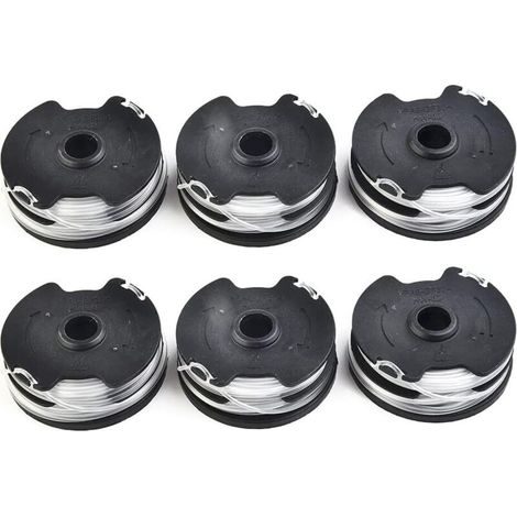 Bobine De Fil Pour Débroussailleuse - 1 6 Mm - Compatible Modèles Parkside PRTA 20-Li A1 B2 C3 - Lot De 6 (1/5)