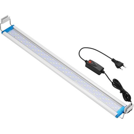 Eclairage Aquarium LED Ultra-mince, Rampe LED Aquarium avec 3 Modes Lumière Réglable Fish Tank Décoration (Bleu, blaet rouge), 28 cm, 12W (1/5)