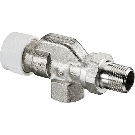 Oventrop – Vanne thermostatique AV 9 M 30x1,5 – Débit axial DN 15 – Réglage hydraulique manuel – Robinet laiton nickelé (1/5)