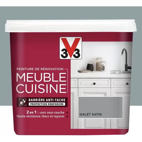 Peinture De Rénovation V33 Meuble De Cuisine Galet 0,75 L (1/4)