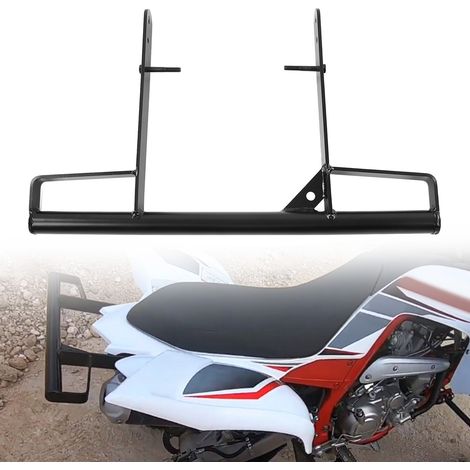 Modifizierter, breiter Heckstoßfänger aus Stahl für ATV, kompatibel mit Yamaha Raptor 700R YFM700 2006-2020 (übergroß) (1/5)