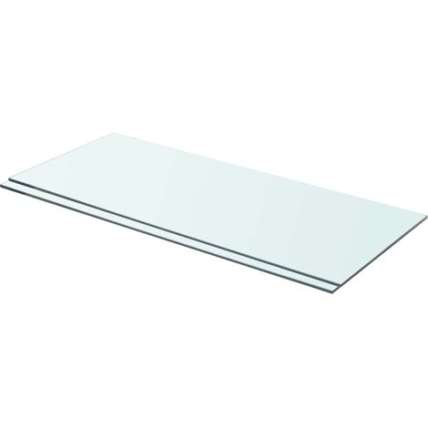 Mensole in Vetro Trasparente 2 pz 70x30 cm vidaXL (1/4)