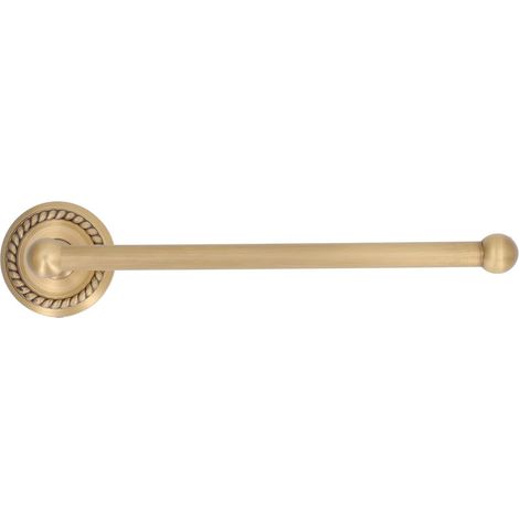 Porte-serviettes de salle de bain vintage en cuivre durable, étagère à (1/4)
