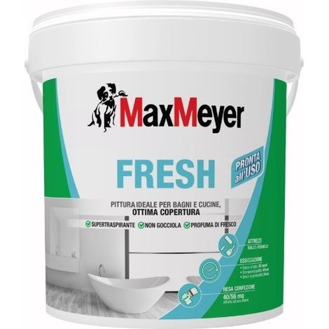 Idropittura traspirante bianca max meyer fresh 0.75 lt 160869d300002 dy021