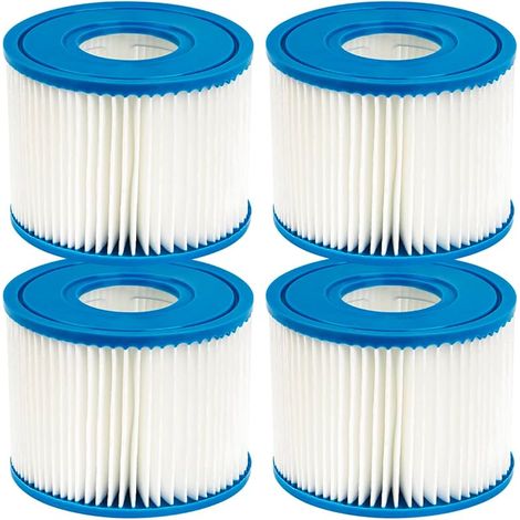 Lot de 4 filtres de piscine pour Intex PureSpa Type S1 Cartouche pour 29001E PureSpa Filtre gonflable de piscine Catridge (1/5)
