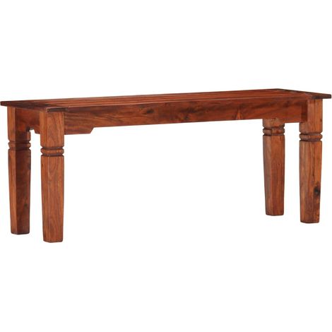 Bench 110 cm Solid Acacia Wood vidaXL (1/5)