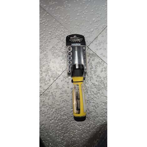Maurer magnet-ratschenschraubendreher mit steckschlüssel - u036080039