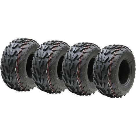 Pneus Quad - Wanda - P329 - 16x8.00-7 - E-markiert - Set aus 4 schlauchlosen Reifen