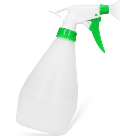 Flacon pulvérisateur de 1000 ml  Flacon pulvérisateur d'eau robuste pour le nettoyage, le jardinage, les salons de coiffure et plus  Déclencheur de brume et de flux réglable  Rechargeable