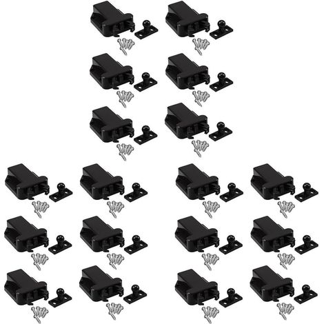Lot de 18 loquets tiroir/placard/armoire à ouverture par pression non (1/5)