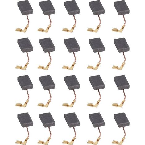 20 PIÈCES DE MOTEUR ÉLECTRIQUE PROFESSIONNEL AVEC BALAIS (1/5)