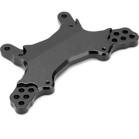 Amortisseur avant en alliage d'aluminium RC 1/18 pour Losi MiniT 2.0 Pièce de rehausse de voiture RC (Noir) (1/5)