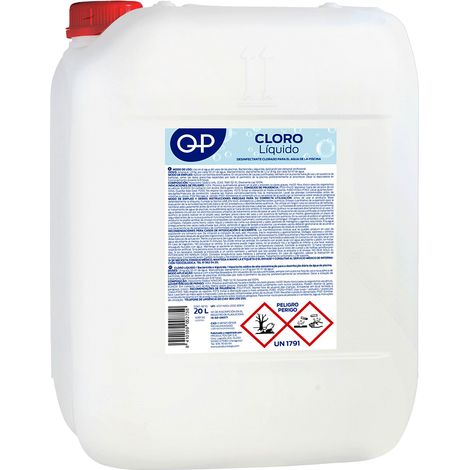 Cloro Líquido Quimicamp 23 kg – Hipoclorito sódico para piscina
