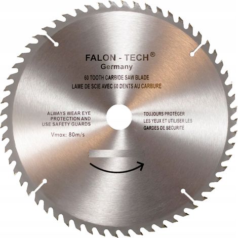 LAMA PER TAGLIO LEGNO FALON-TECH 315 X 30 X 60 DENTI