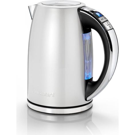 Bouilloire électrique Multi-Températures - Ébullition rapide - Sans fil - Acier inoxydable brossé - Capacité de 1,7L - Température réglable - Filtre amovible et lavable (1/5)