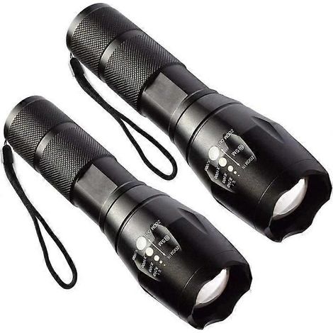 Lampe torche LED UV 395 nm rechargeable, 2 en 1 : lumière noire UV et lumière blanche (1/5)