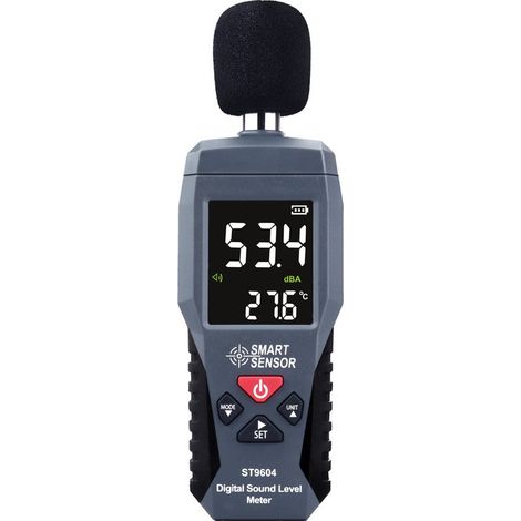 SMART SENSOR Schallpegelmesser, Geräuschpegelrekorder, digitales Audio-Schallpegelmessgerät, Messbereich 30-130 dB (1/5)