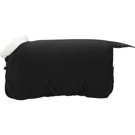 Horse Blanket Black 125 cm Polar fleece vidaXL