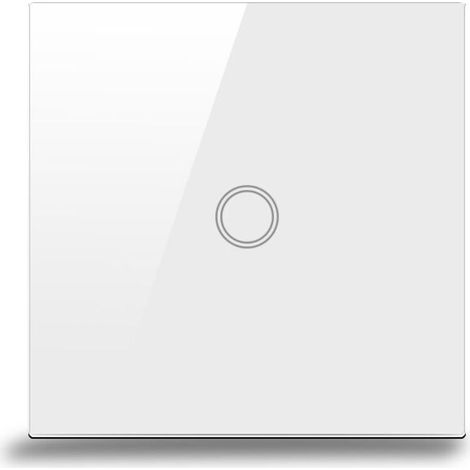 Interruttore a parete bidirezionale wireless sensibile al tocco – Kit di 2 moduli ricevitore radio da incasso, wireless e senza neutro, pronti per l'installazione.