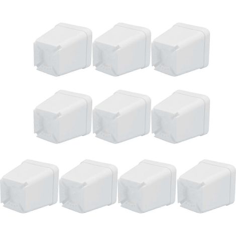 Pots de fleurs en plastique pour plantes succulentes, vases carrés pour le jardinage, lot de 10 (1/5)