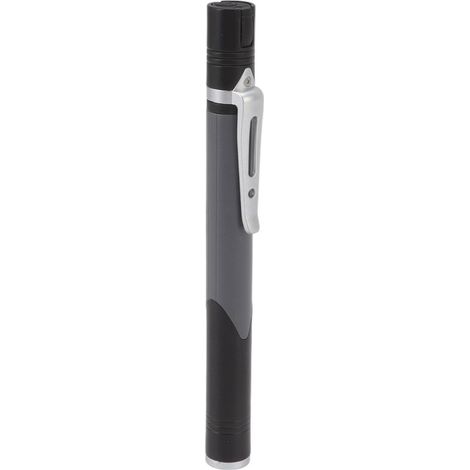 Lampe stylo torche rechargeable USB, 3 sources lumineuses LED, clip de fixation, idéale pour les réparations et les hôpitaux (noir). (1/5)