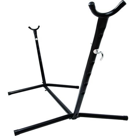 Struttura per Amaca Rebecca Mobili Cotyledo 94x275x100 Acciaio Nero